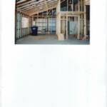 Interior was framed with standard framing lumber as is found in a conventional home